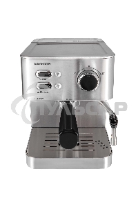 Кофеварка рожковая Sencor SES 4010SS серый, исп. кофе - молотый, 1.5 л, 1050 Вт, 15 бар