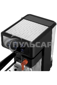 Кофеварка рожковая Kitfort КТ-7554 черный, исп. кофе - молотый, 1 л, 1350 Вт, 20 бар