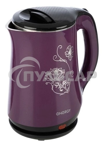 Чайник электрический ENERGY E-265 1,8 л,двойной корпус,фиолетовый,1500 Вт (164127)