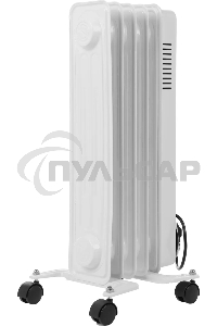 Обогреватель масляный Ballu Comfort BOH/CM-05WDN 1000 (5 секций) белый, 1000 Вт, 15 м2, термостат