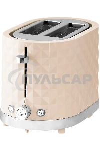 Тостер Galaxy Line GL 2912, бежевый, пластик, 1200 Вт