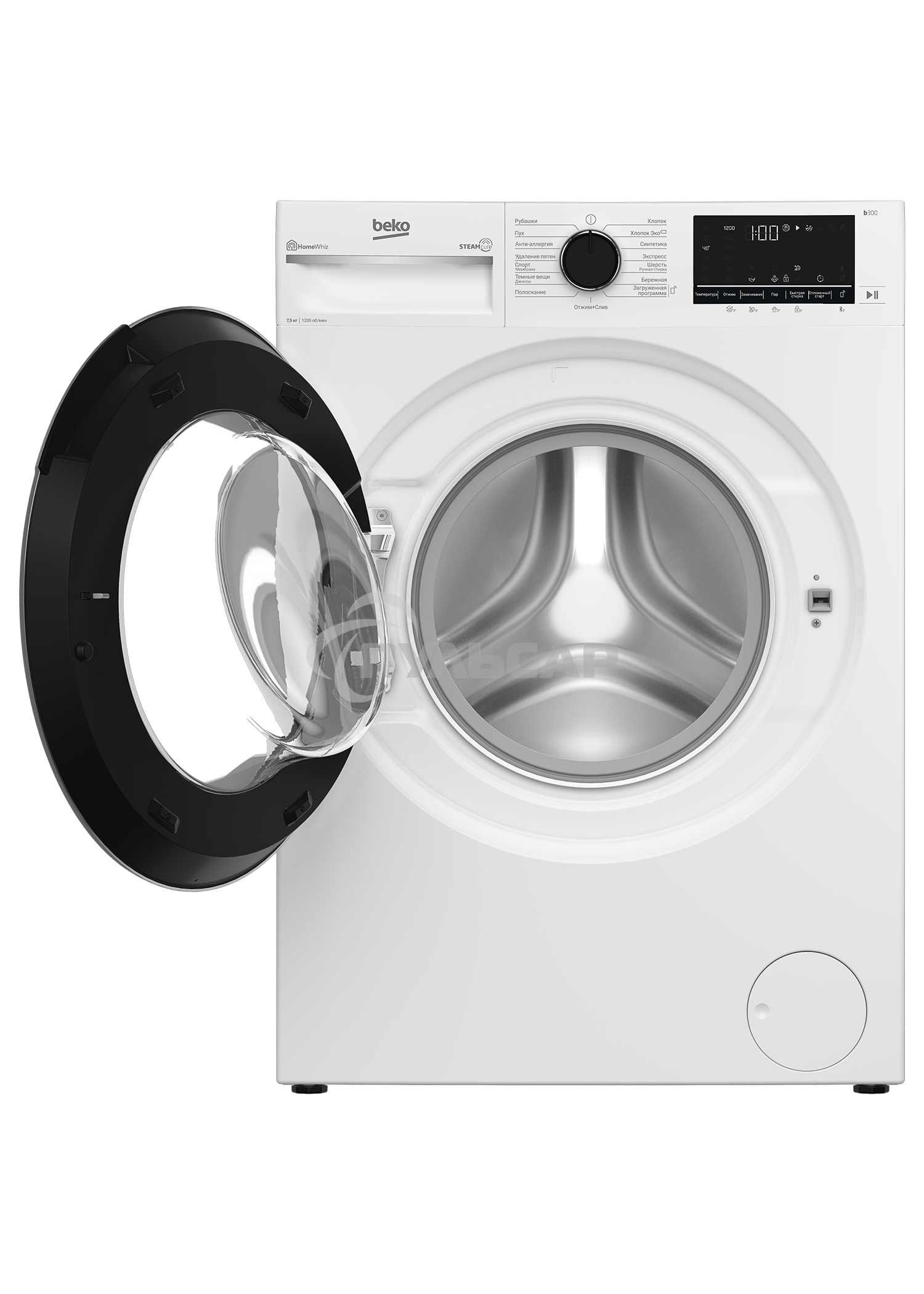 Стиральная машина Beko B3WFR48H2W (7330110001) белый, загрузка фронтальная 6,5 кг, 1200 об/мин., класс: А