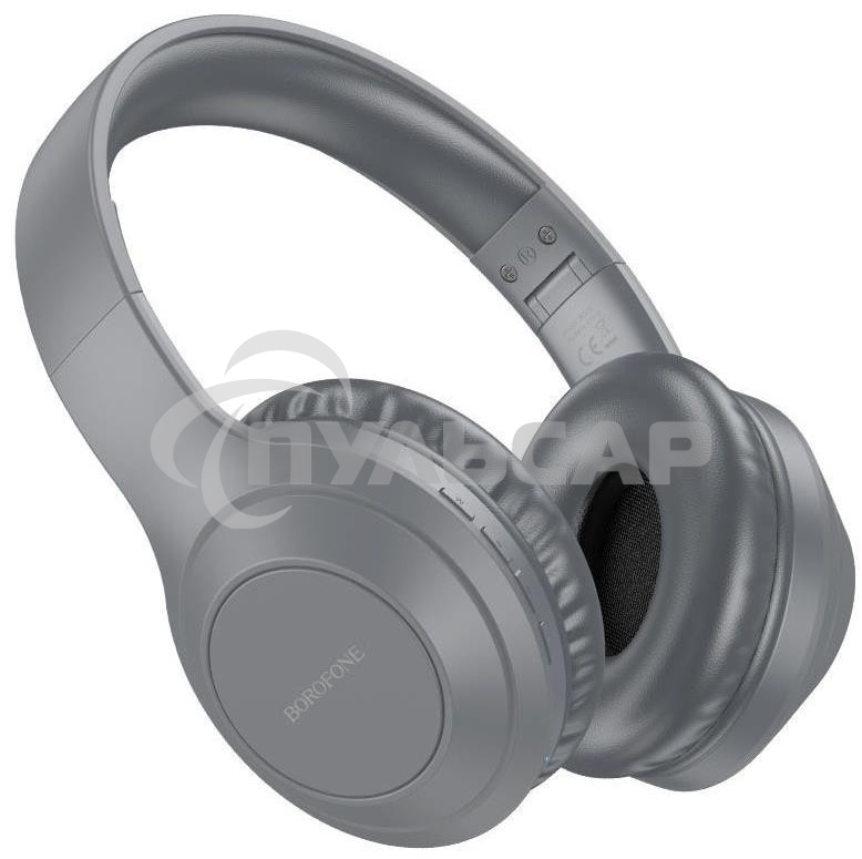 Беспроводные наушники BOROFONE (6974443387803) BO20 Player BT, серый