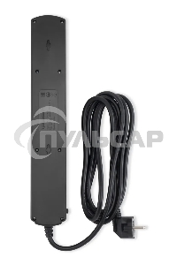 Сетевой фильтр Ippon BK-6-EU-3-16-B 3м (6 розеток) черный (коробка)