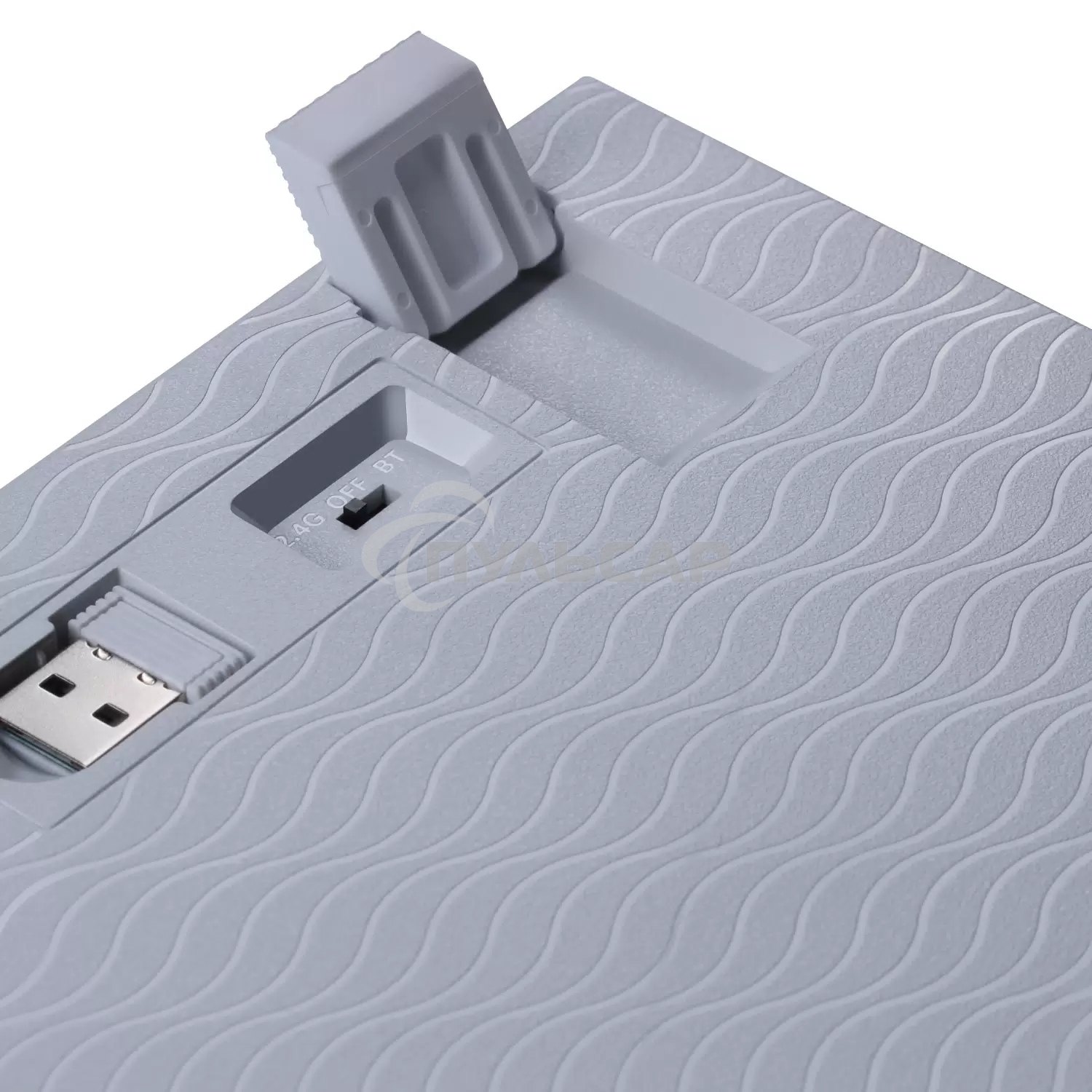 Клавиатура беспроводная Defender REDRAGON VEIGAR USB, Bluetooth/Радиоканал, бело-голубая