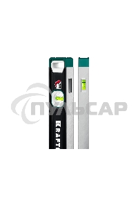 Уровень Kraftool A-RATE CONTROL 2000 мм, магнитный сверхпрочный уровень с зеркальным глазком