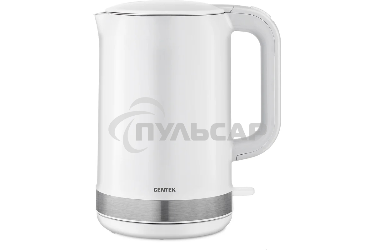 Чайник электрический Centek CT-1010 белый, 2200 Вт, 1.5 л