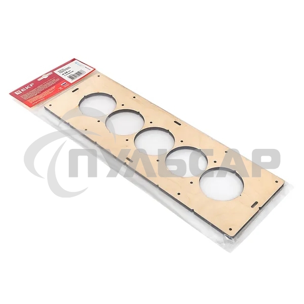 Шаблон для подрозетников EKF Expert sh-d68-5 c 5 отверстиями d 68 мм