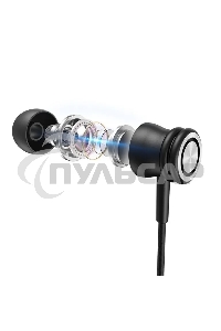 Наушники проводные Havit Wired earphone черный