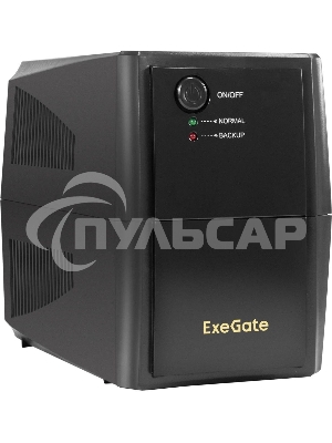 Источник бесперебойного питания ExeGate Power Back BNB-500.LED.4C13 500VA/300W, LED, 4*C13, черный