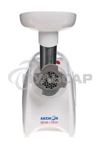 Мясорубка электрическая Аксион М41.04 белый мощность - 1700 Вт, производительность – 2 кг/мин