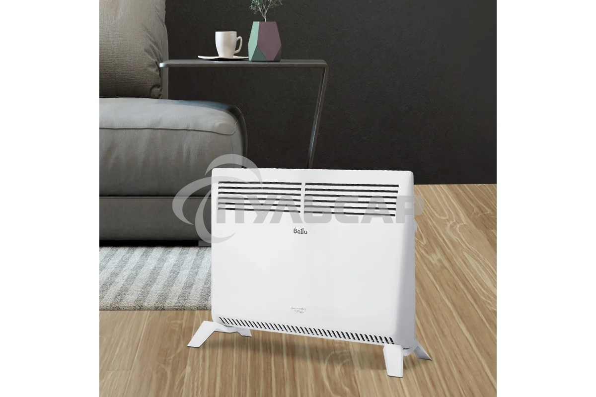 Конвектор Ballu Camino Eco Turbo BEC/EMT-1000 белый, 1000 Вт, 15 м2, термостат