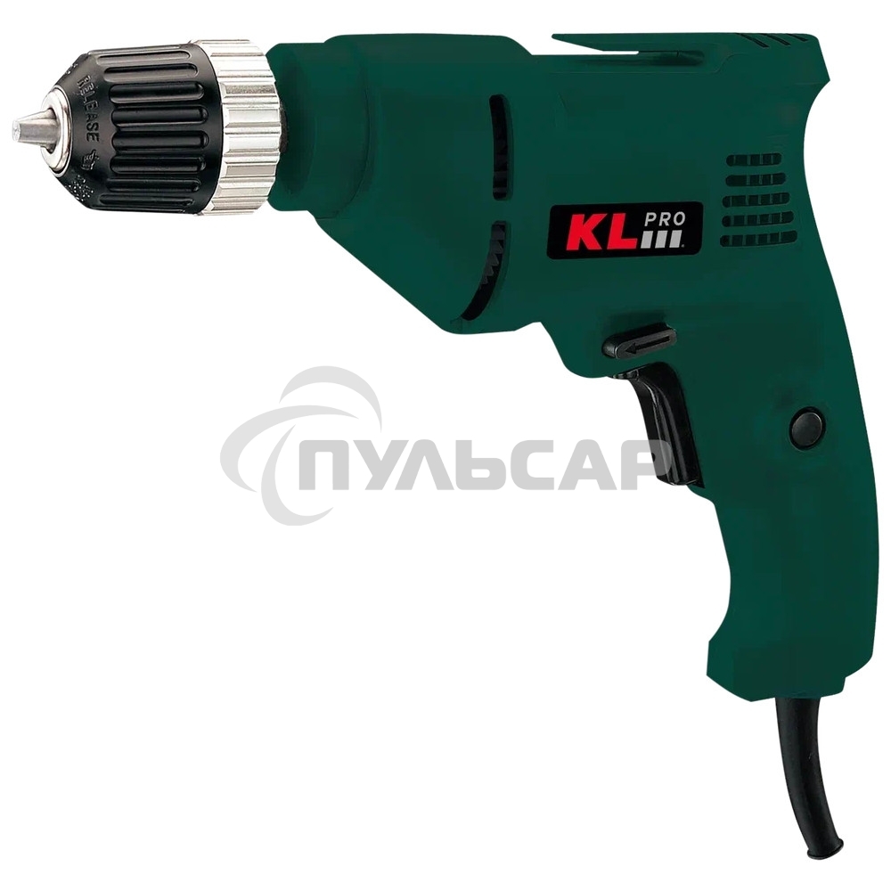 Профессиональная дрель KLPRO KLNM61210 (сеть, 500 Вт, 0-3500об/мин, 10 мм)