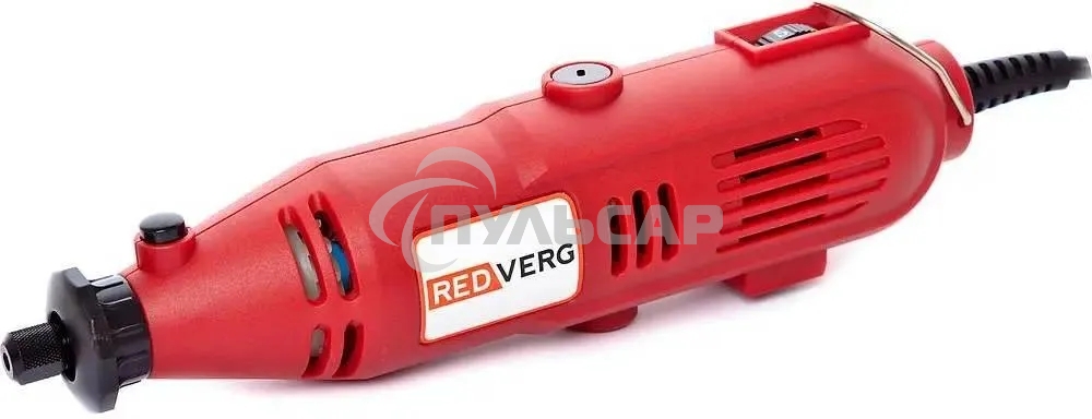 Машина прямая шлифовальная RD-MG150. 150Вт; 10000-32000 об/мин; диаметр цанг 2,3/3,2 мм; набор 100 насадок; вес- 0,8кг