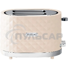 Тостер Galaxy Line GL 2912, бежевый, пластик, 1200 Вт