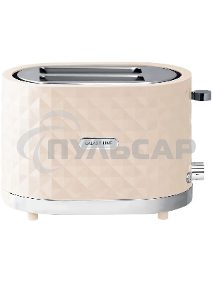Тостер Galaxy Line GL 2912, бежевый, пластик, 1200 Вт