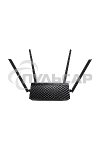 Маршрутизатор беспроводной Asus RT-AC1200 10/100BASE-TX черный (Dual Band)