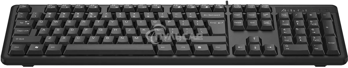 Клавиатура проводная A4Tech KKS-3, USB, черный
