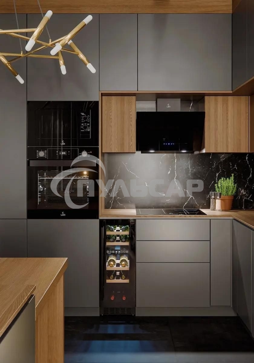 Винный шкаф LEX LWD3017BL dual zone 1-нокамерн. черный