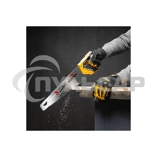 Ножовка по дереву Denzel 400 мм, 9 TPI, зуб 3D, двухкомпонентная рукоятка