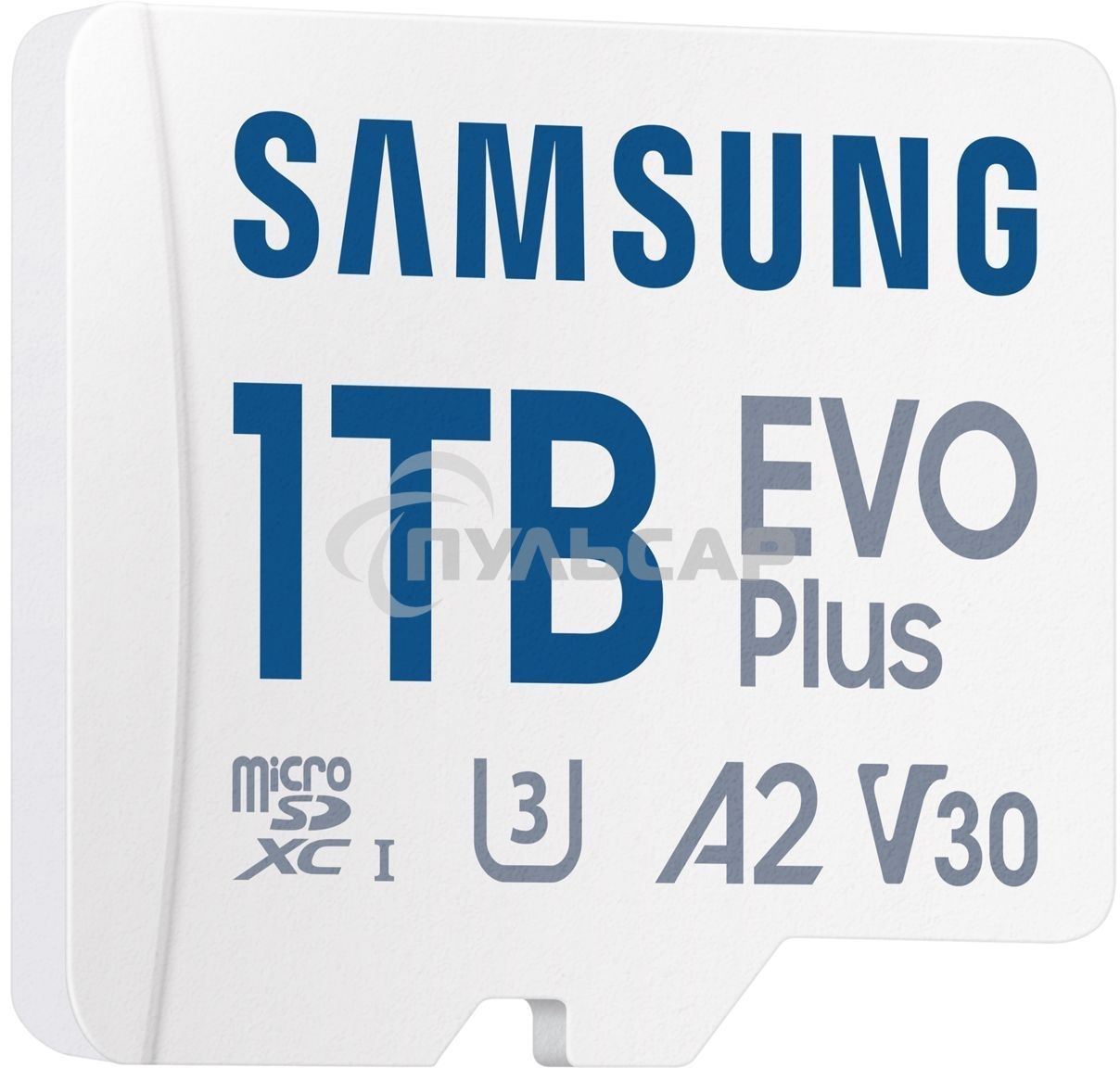 Флеш карта Samsung EVO Plus MicroSDXC MB-MC1T0SA/KR 1Tb A2 U3 V30 +SD Adapter