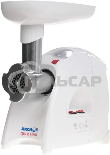 Мясорубка электрическая Аксион М41.04 белый мощность - 1700 Вт, производительность – 2 кг/мин