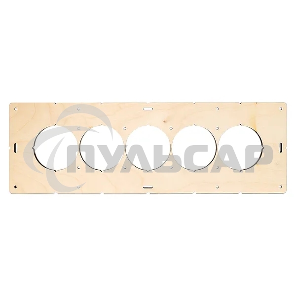 Шаблон для подрозетников EKF Expert sh-d68-5 c 5 отверстиями d 68 мм