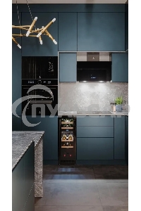 Винный шкаф LEX LWD3017BL dual zone 1-нокамерн. черный