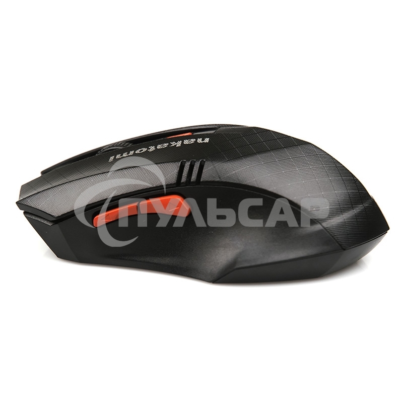 Мышь беспроводная Nakatomi MRON-04U черный, 1600 dpi, радиоканал, USB, кнопки - 6