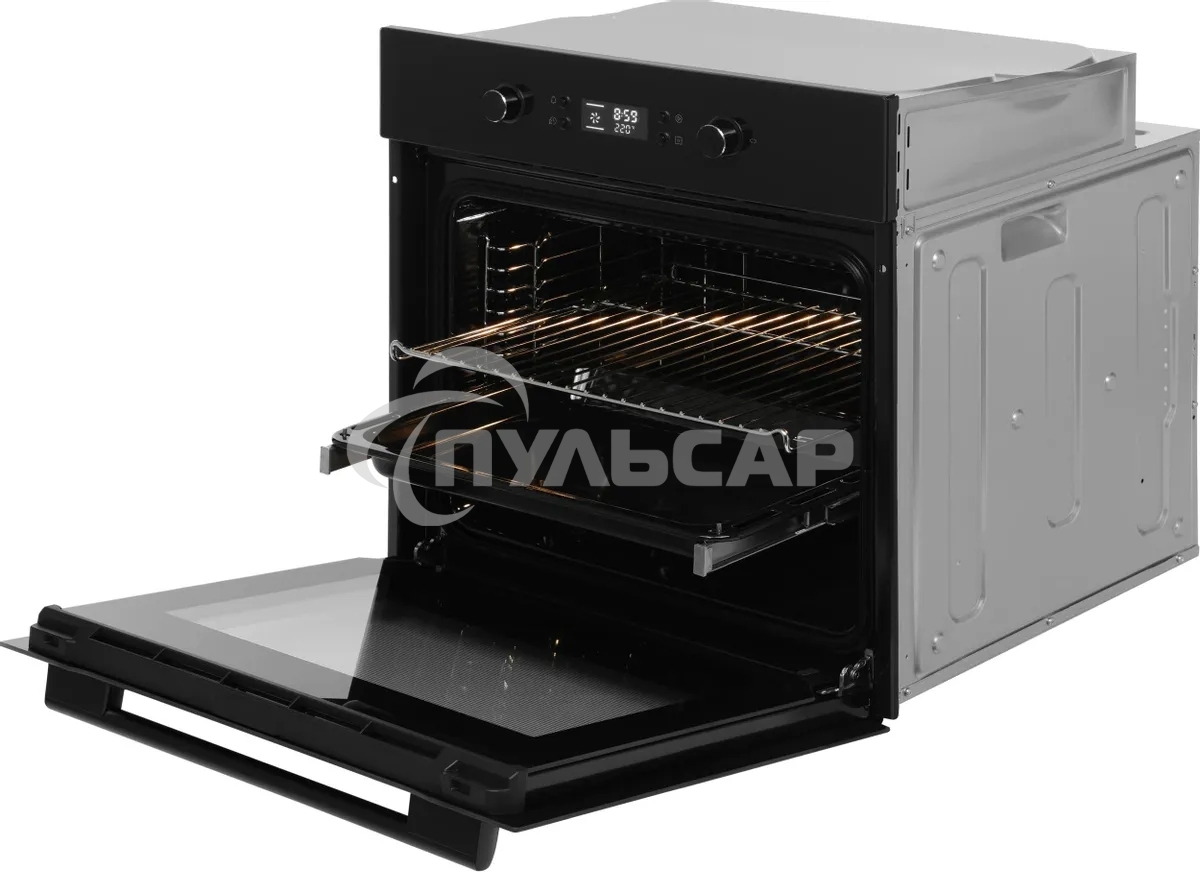 Духовой шкаф Электрический Hyundai HEO 6650 BG черный