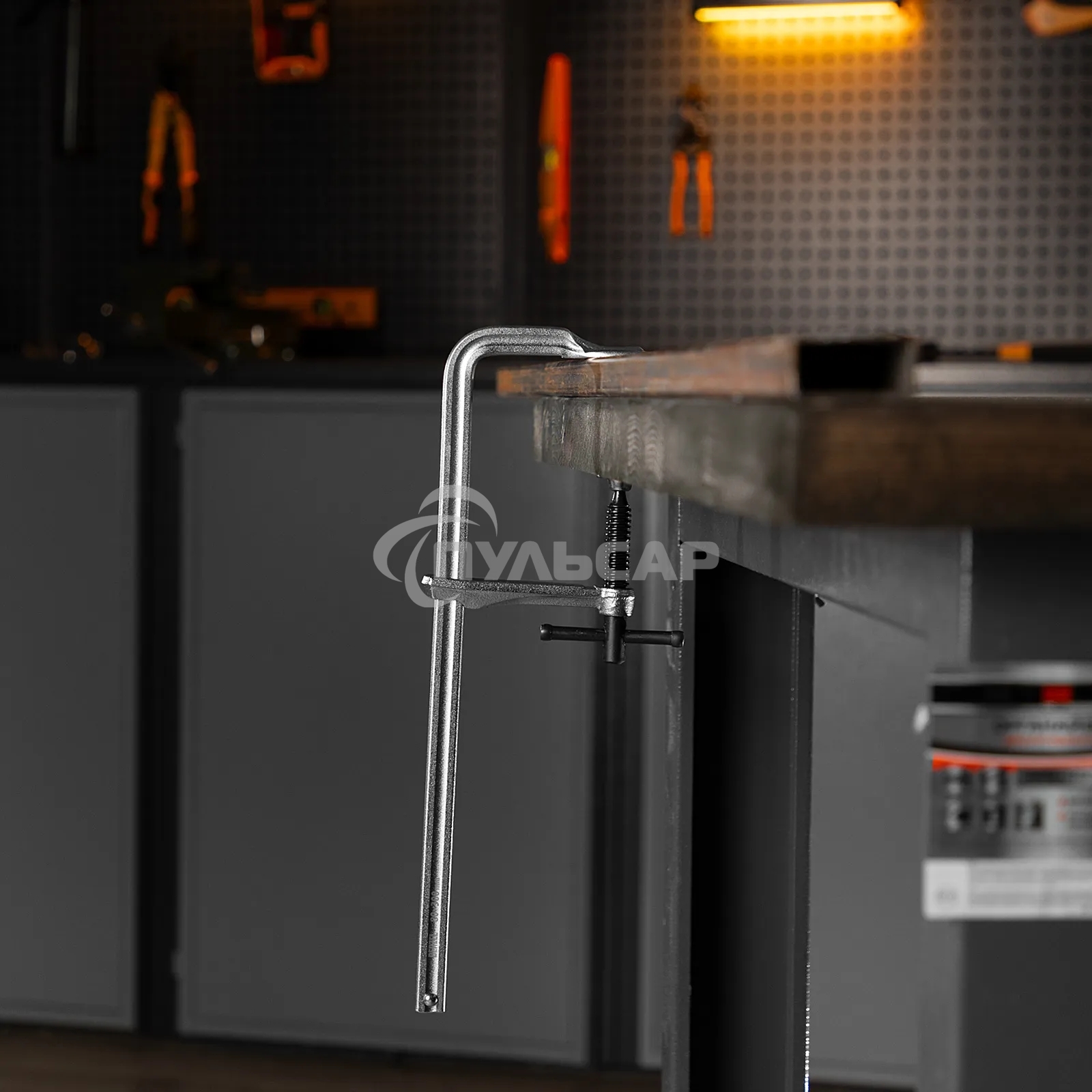 Струбцина Denzel F-образная, 80x300 мм, кованая