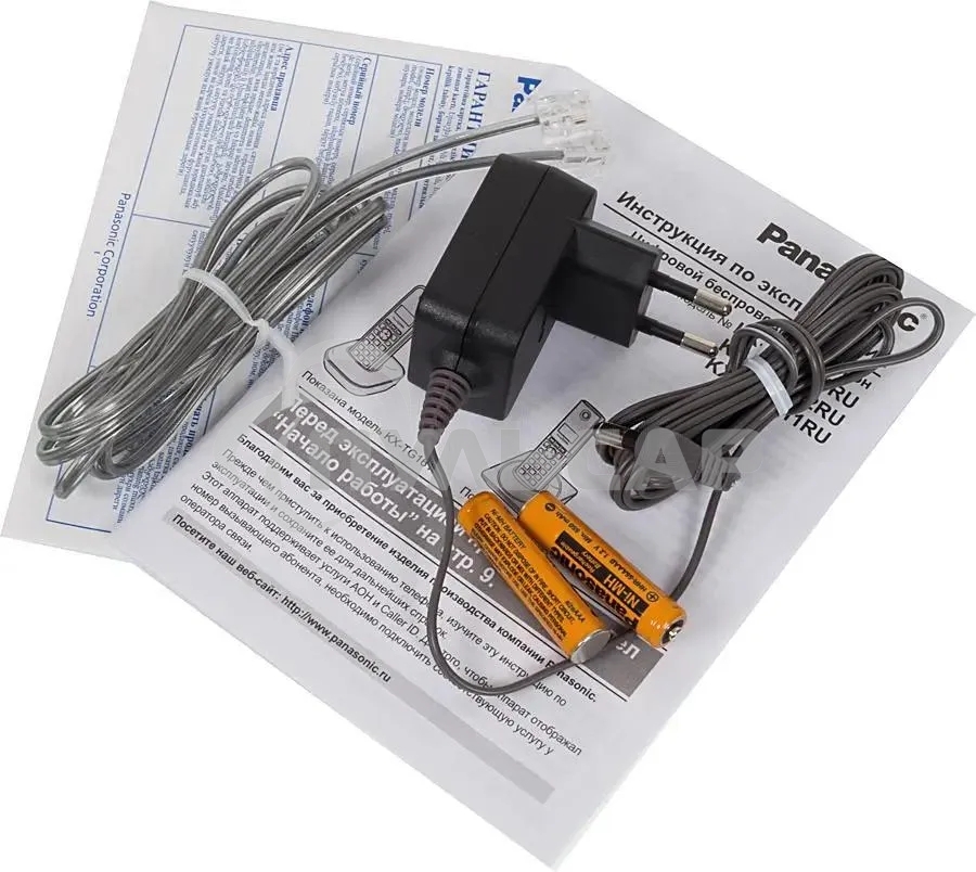 Телефон беспроводной (DECT) Panasonic KX-TG1711RUB черный АОН, Caller ID,12 мелодий звонка,подсветка дисплея,поиск трубки