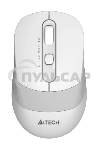 Комплект клавиатура + мышь A4Tech Fstyler FG1010S клав:белый/серый мышь:белый/серый USB беспроводная Multimedia Touch (FG1010S WHITE)