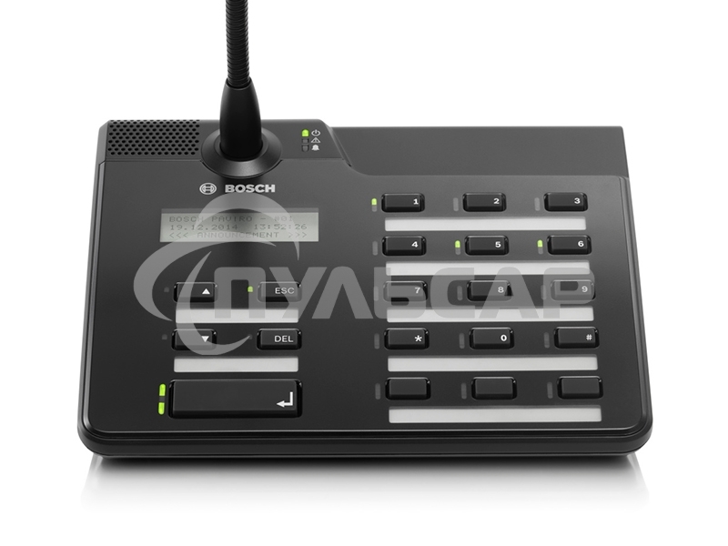 Компонент системы оповещения Bosch PVA-15CST вызывная станция PAVIRO F01U298720