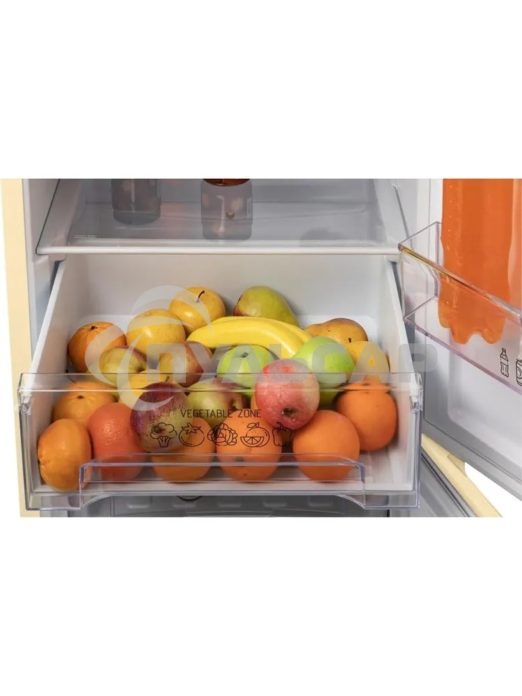 Холодильник Nordfrost NRB 152 ME бежевый мрамор двухкамерный 205/115 л морозилка снизу, капельная система