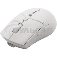 Мышь беспроводная Raskat M007WB белый, 2400 dpi, радиоканал, Bluetooth, USB, кнопки - 6