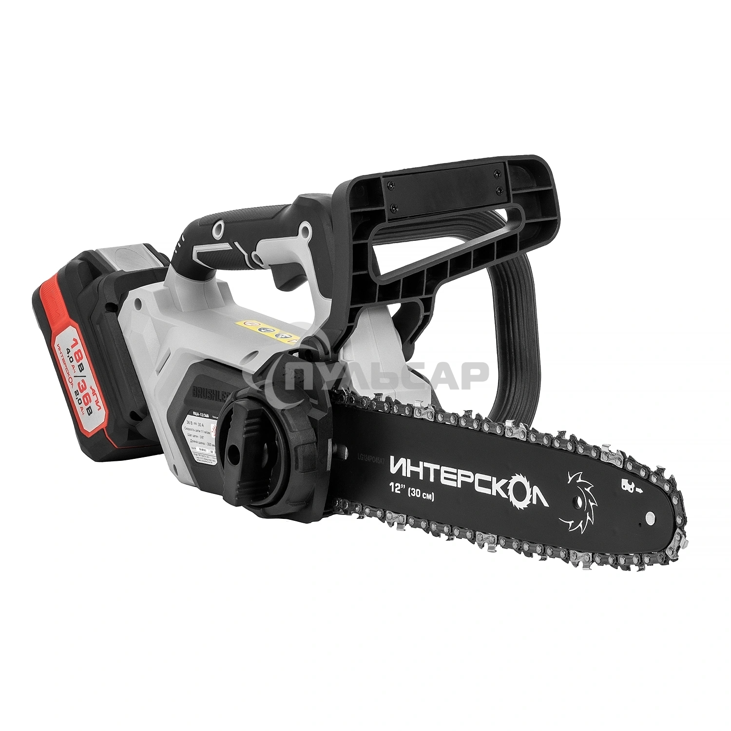 Цепная пила PCA-12/36V 824.2.2.70 INTERSKOL