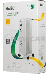 Обогреватель масляный Ballu Comfort BOH/CM-07WDN (7 секций) белый, 1500 Вт, 20 м2, термостат