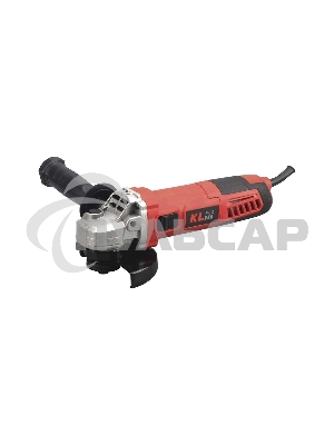Шлифовальная машина угловая (болгарка) KLECO KE75115AT 750 Вт (115мм, сеть, защитн кожух, рукоять, ключ, запасн угол. щетка)