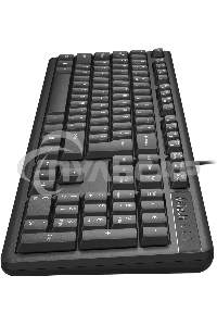 Клавиатура проводная A4Tech KKS-3, USB, черный