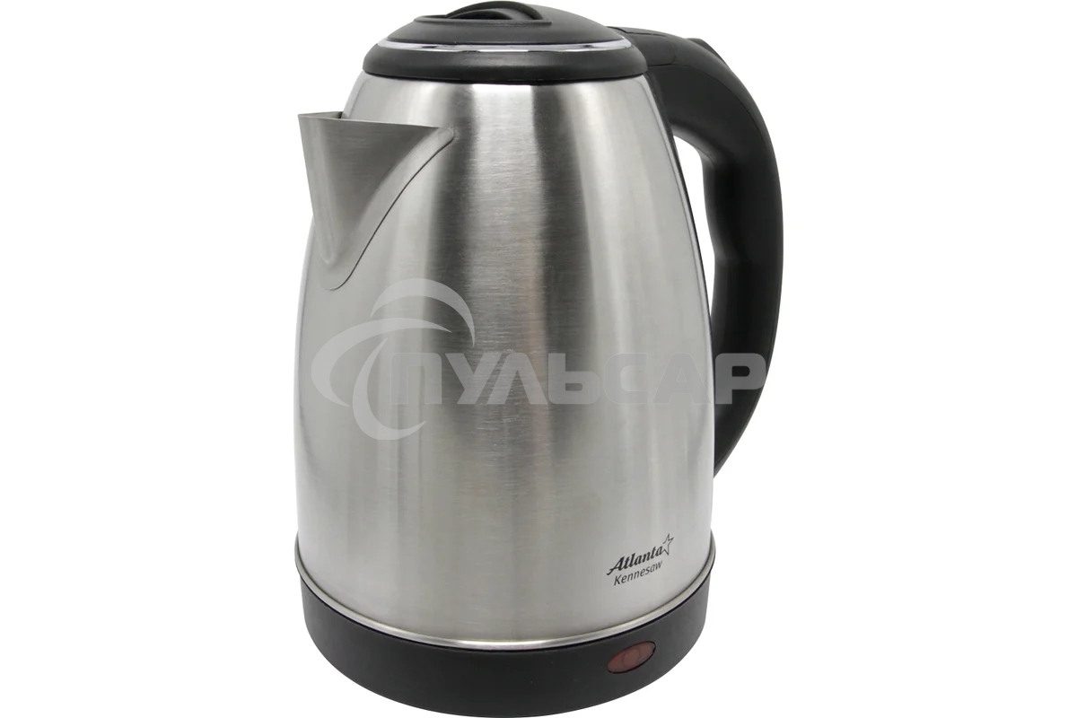 Чайник электрический Atlanta ATH-2431 1,8л, 1500Вт черный\серебристый