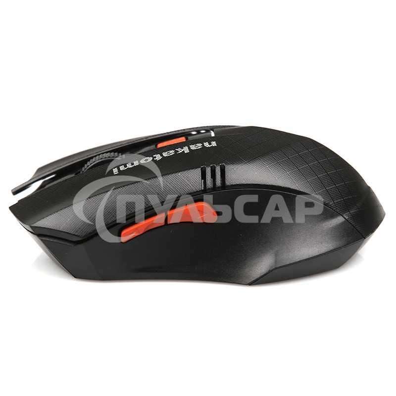 Мышь беспроводная Nakatomi MRON-04U черный, 1600 dpi, радиоканал, USB, кнопки - 6