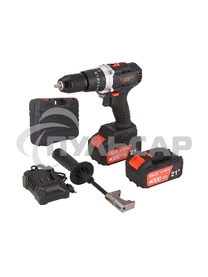 Аккумуляторная дрель ударная бесщеточная ACDC BLLIDCD-21B ONE PLUS (Li-ion-2шт, 4.0Ач, 90Нм, З/У, магнитная бита, в кейсе)