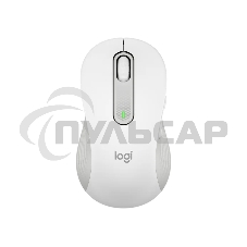 Мышь беспроводная Logitech Signature M650 L белый, 4000 dpi, радиоканал, Bluetooth, USB, кнопки - 5