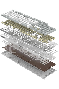 Клавиатура проводная A4Tech Fstyler FS100 Neon, USB, серый/белый