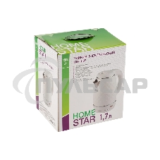 Чайник электрический HOMESTAR HS-1007 1,7 л, 1500 Вт, белый
