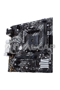 Материнская плата ASUS PRIME B450M-K II, Socket AM4, AMD B450, 2xDDR4, 4xSATA, 1xM.2, 1xPCIe 3.0 x16, 2xPCIe x1, 1xDVI-D, 1xHDMI, 1xVGA, 1x 1Gb LAN, 4xUSB-A 3.2 Gen 1, 2xUSB-A 2.0, 3x3.5 мм, 7.1, mATX