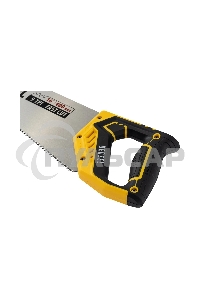 Ножовка по дереву Denzel 400 мм, 9 TPI, зуб 3D, двухкомпонентная рукоятка