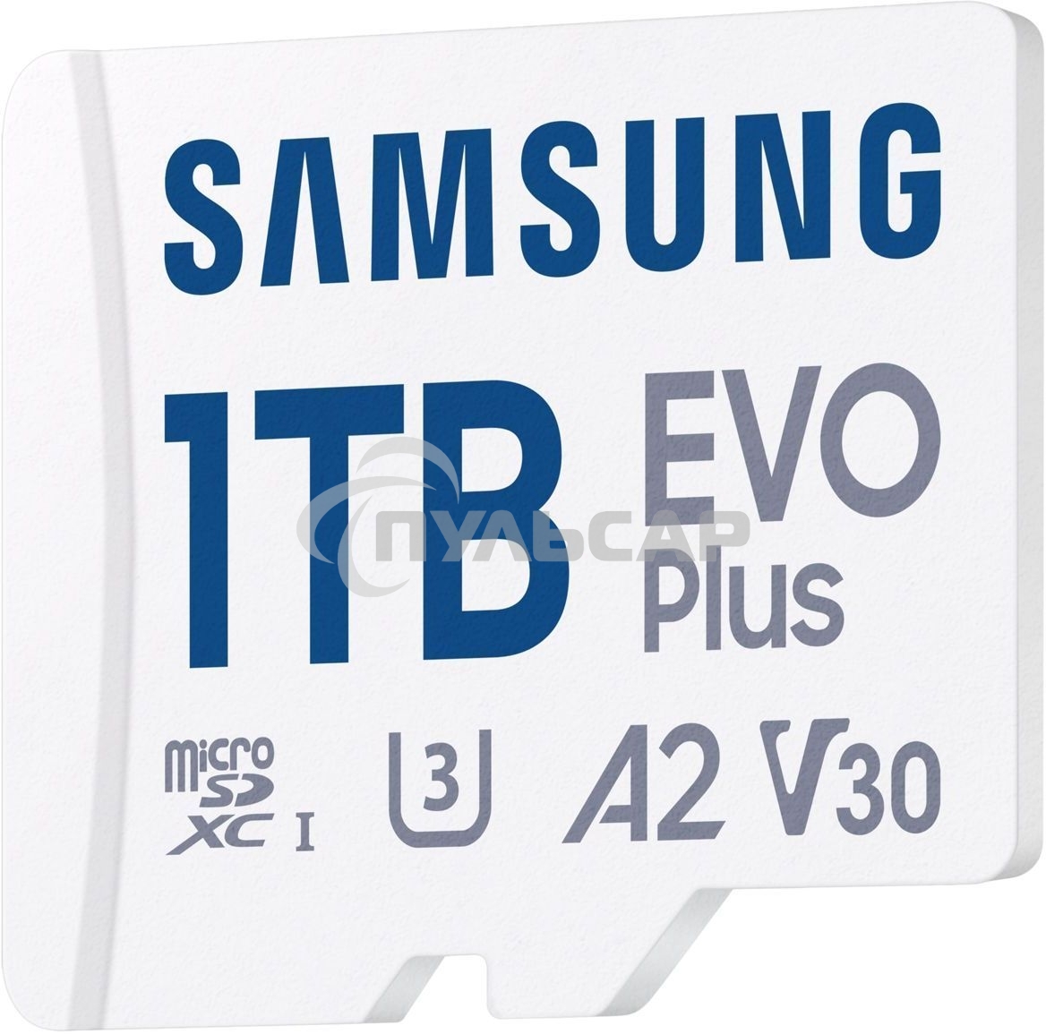 Флеш карта Samsung EVO Plus MicroSDXC MB-MC1T0SA/KR 1Tb A2 U3 V30 +SD Adapter