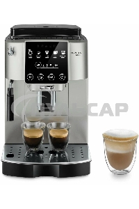 Кофемашина DeLonghi ECAM220.30.SB серебристо-черный, исп. кофе - зерновой/молотый, 1.8 л, 1450 Вт, 15 бар